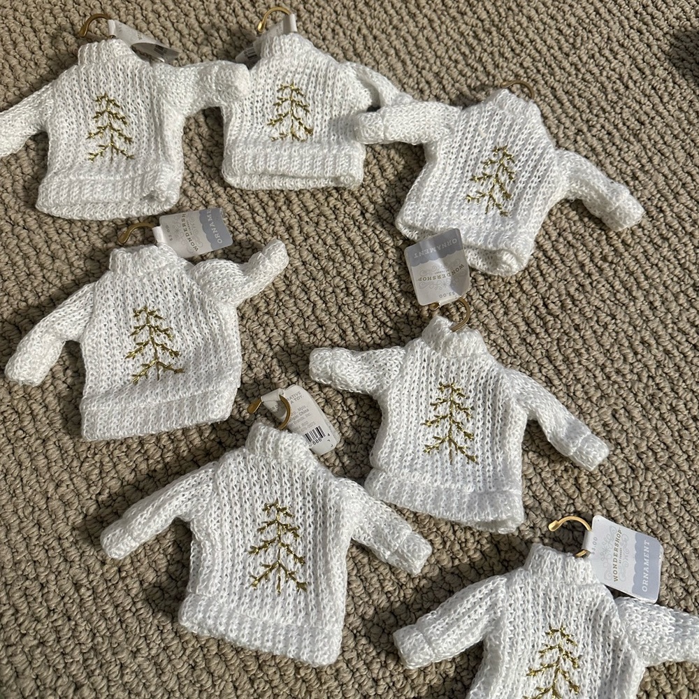 Target sweater holiday ornaments - Picture 2 of 4